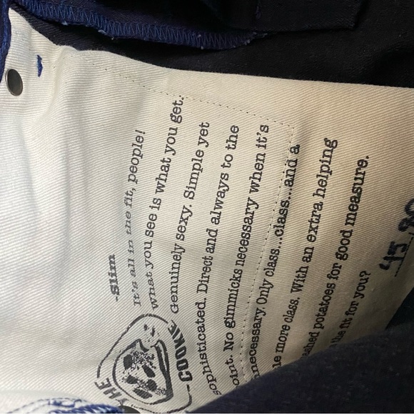 Norman Russell The Cookie Selvedge Jeans Slim Dark Wash SZ 30 - Picture 6 of 7